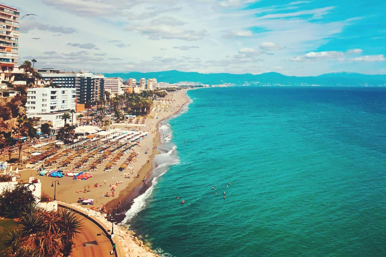 Santa Clara Cozy Sea View Studio Torremolinos Bagian luar foto